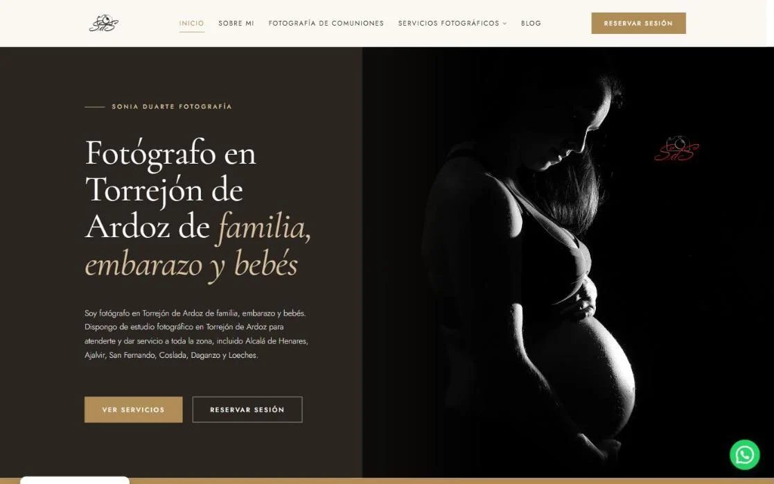 Proyecto web de SDS Fotografía (Torrejón de Ardoz (Madrid))